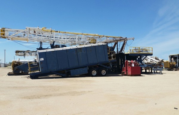 WEISS W-45H 500HP TRAILER MOUNTED DRILLING RIG