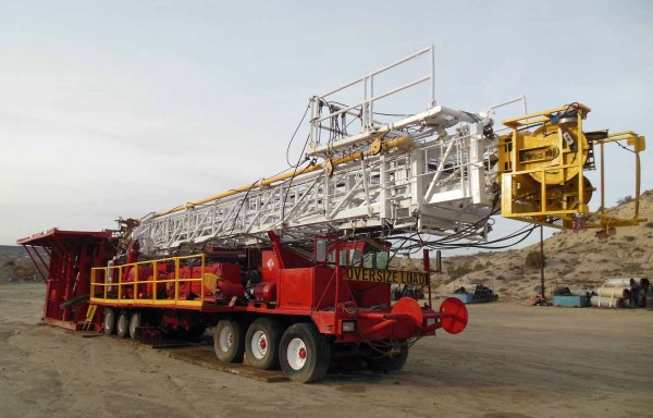 WILSON MODEL 75 DOUBLE DRUM CARRIER MOUNTED PORTABLE DRILLING RIG